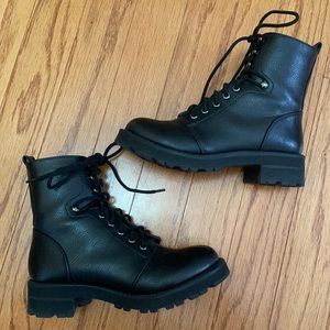 Black Combat Boots